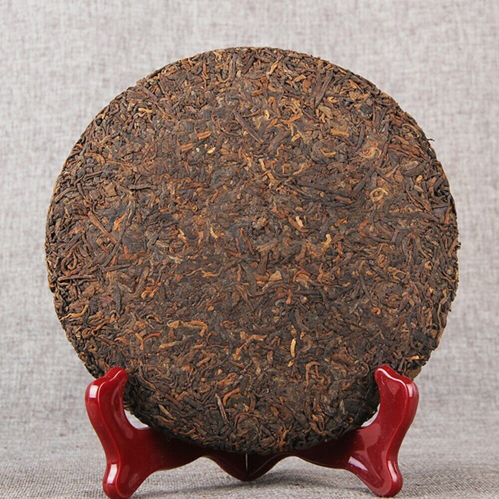HelloYoung Chuan Shi Jia Ming Ripe Puer Tea Old Tree Pure Material Shu Puerh Tea 357g
