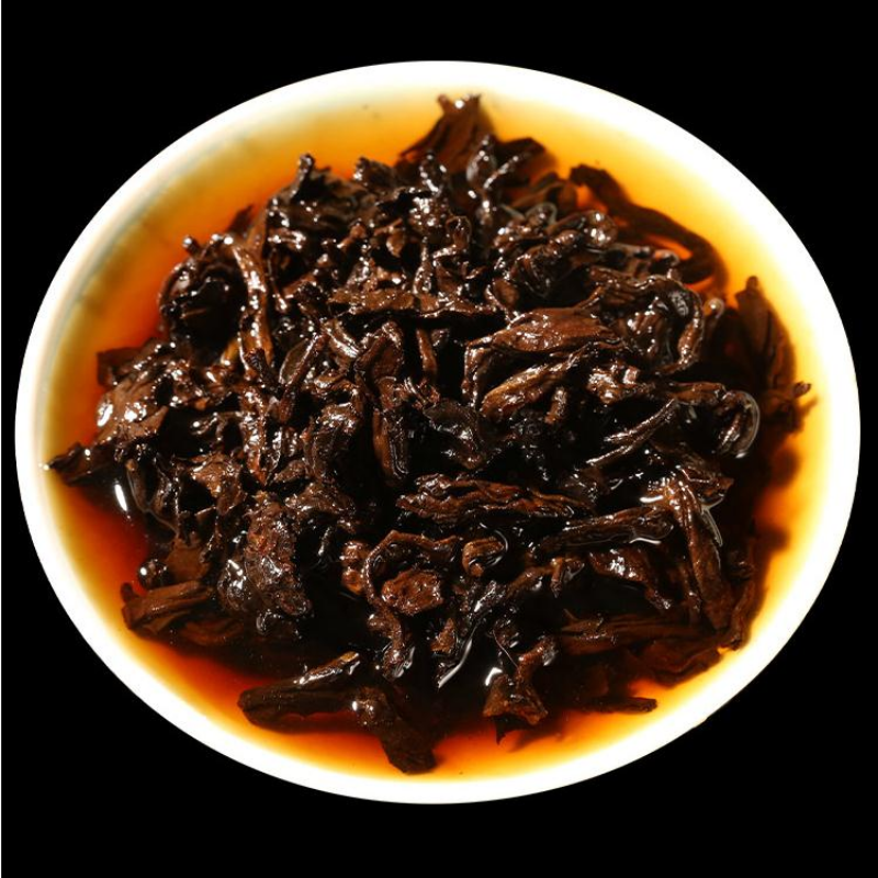 250g Aged Pu-erh Ripe Tea 10 Year Puerh Cooked Tea Brick Top Old Tree Pu'er Tea