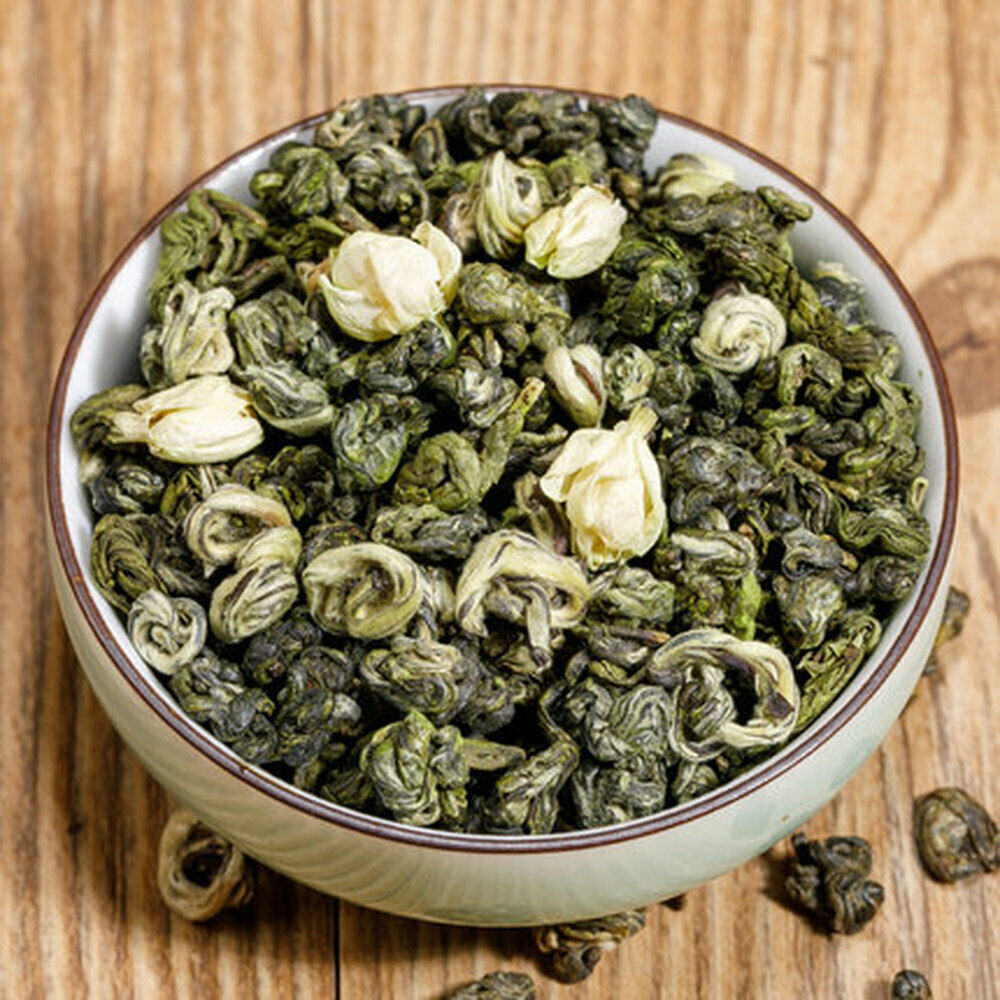 HelloYoung Chinese Green Tea Premium Grade Ecological Certified Jasmine Flower Tea250g Secondary image