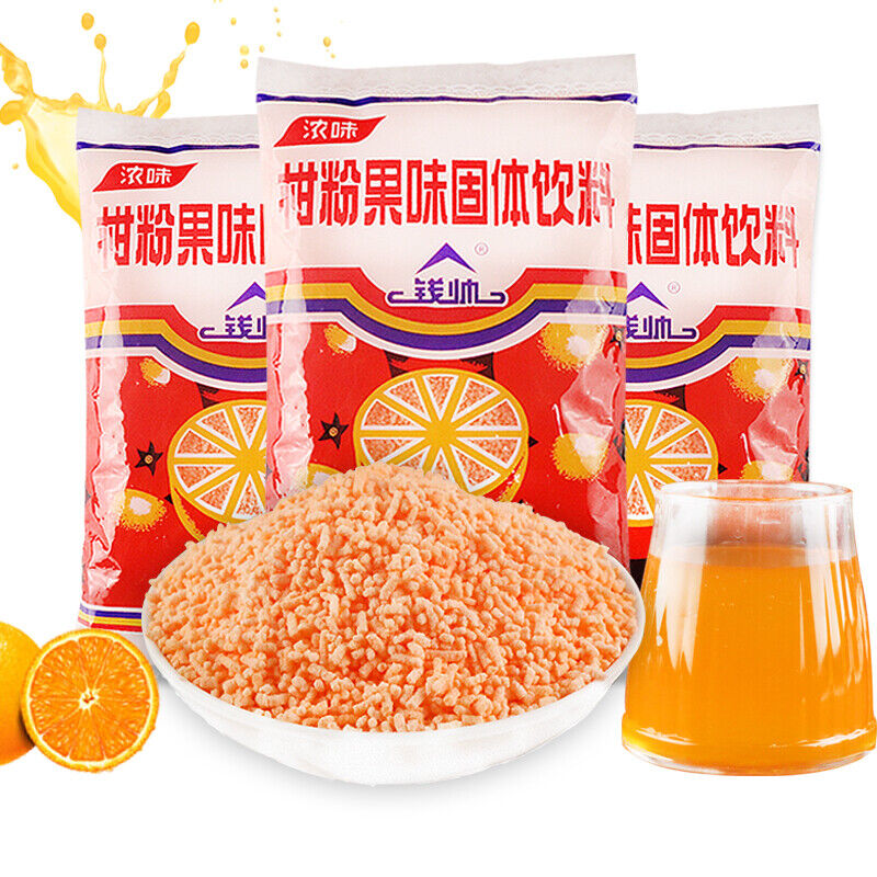 260g/bag orange powder drink fruit juice solid drink 橘子粉冲饮果味汁