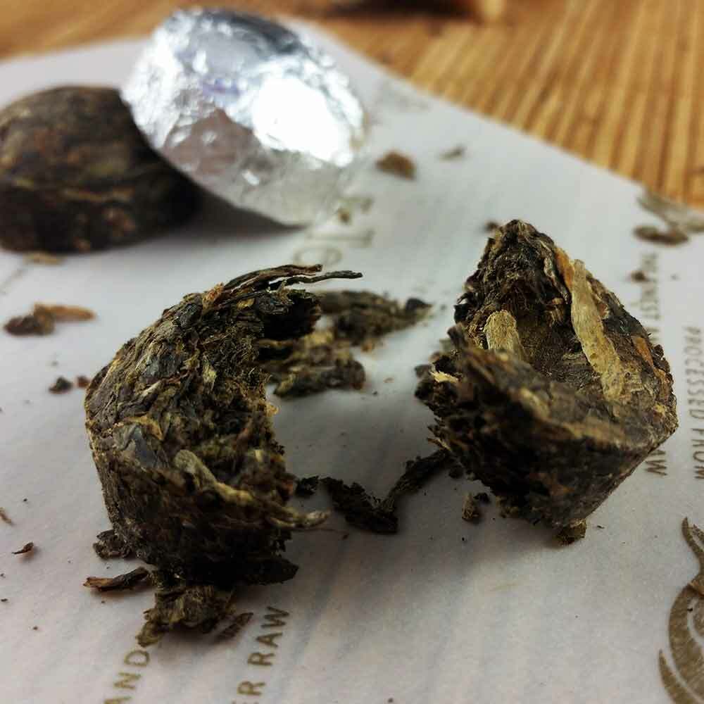 HelloYoung Tin Foil Packing Tuocha Raw Puer Tea 75g Yr Mini Shen Puerh Health Care Silver