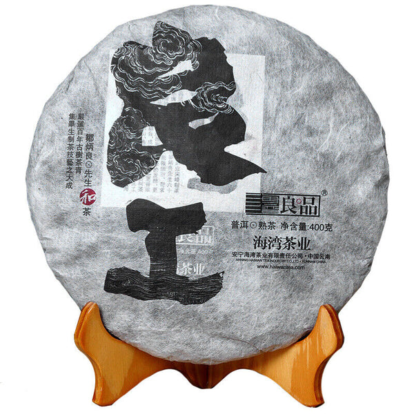 HelloYoung Yunnan Pu'er Tea Liangpin Series Haiwan Old Comrade Lianggong Ripe Tea 400g