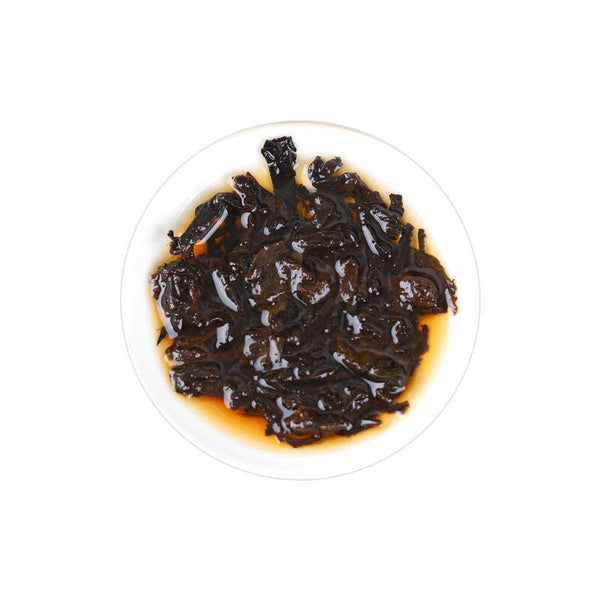 357g Yunnan Pu-erh Tea Cake Ripe Puerh Tea Cooked Black Tea Health Benefit Drink