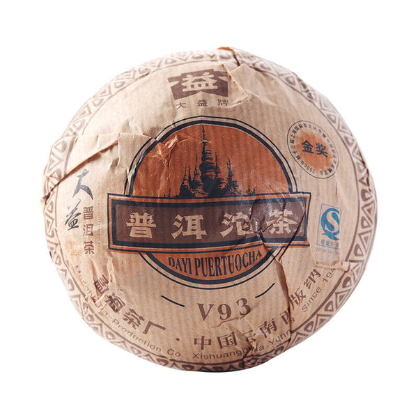 HelloYoung V93 * Yunnan MengHai Tea Dayi TAETEA Premium Ripe Puer Pu Erh Tuo Cha 250g