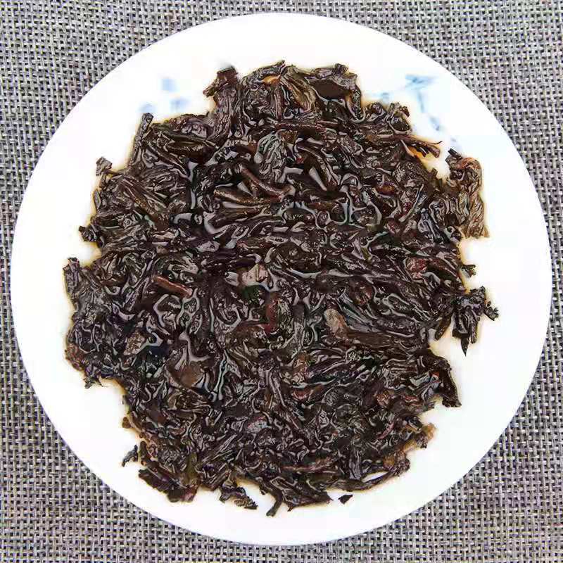 357g Menghai Ripe Pu'er Tea Cake Yunnan Old Tree Pu-erh Cooked Tea Top Puerh Tea