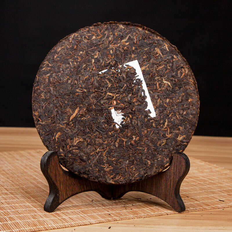 HelloYoung T8663 * Xia Guan Round Iron Cake Pu-erh Tea 357g Ripe Puer Shu Tea