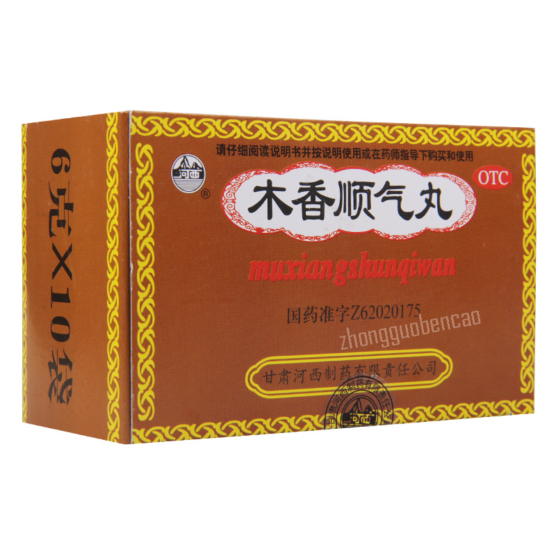 Hexi Muxiang Shunqi Wan 河西木香顺气丸 Main image