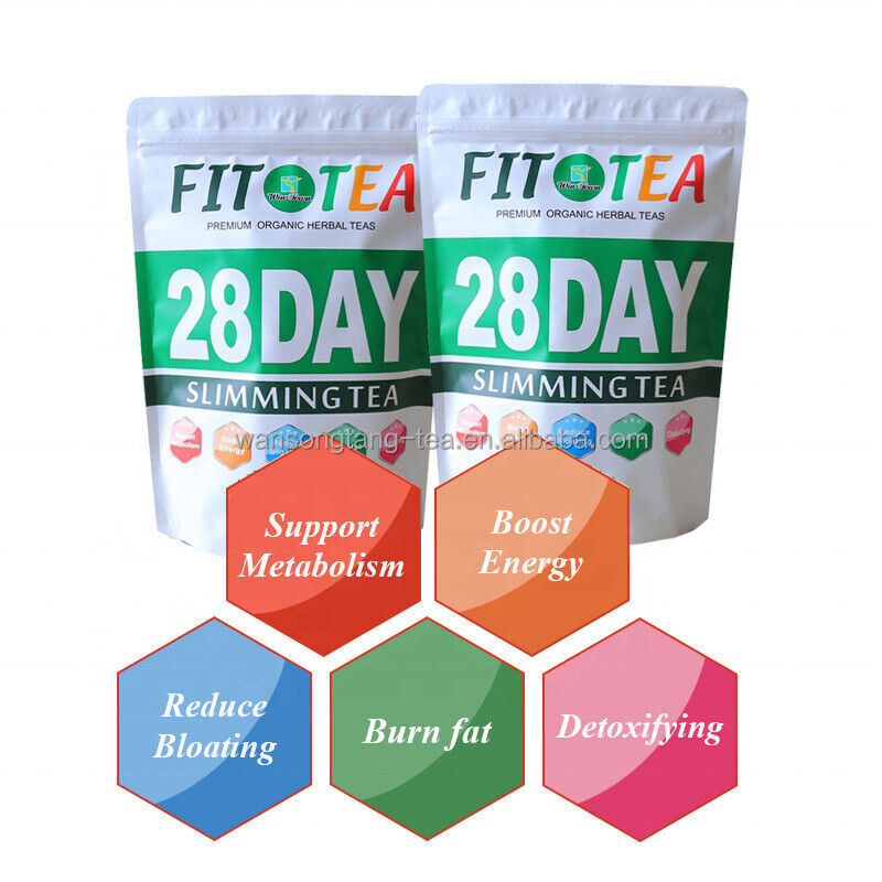28 Day Flat Tummy Tea Herbal Detox Slimming Weight Loss 3g x 28 Sachets