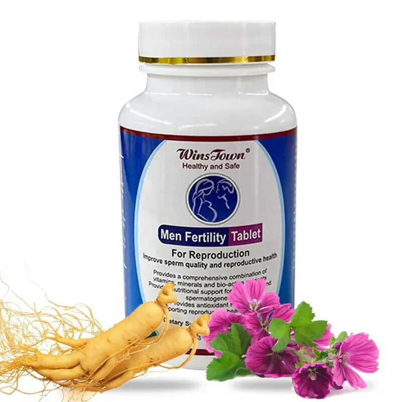 2 bottles of Men Fertility Tablets + Women Health Fertility Tablets Supplements