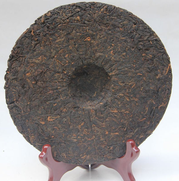 HelloYoung Yunnan Long Ma Tong Qing Yiwu Mt. Old Tea Puerh Tea Cake Ripe Puer Tea 357g