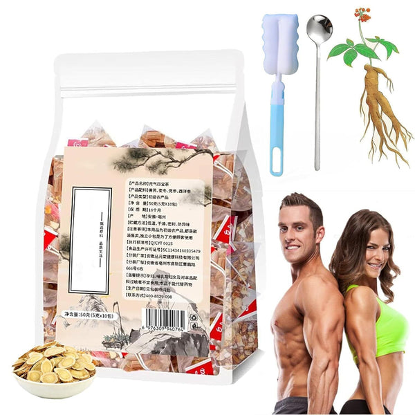 Yuanqi Four Treasures Tea Ginseng Tea for Men Independent Packaging Tea Bag