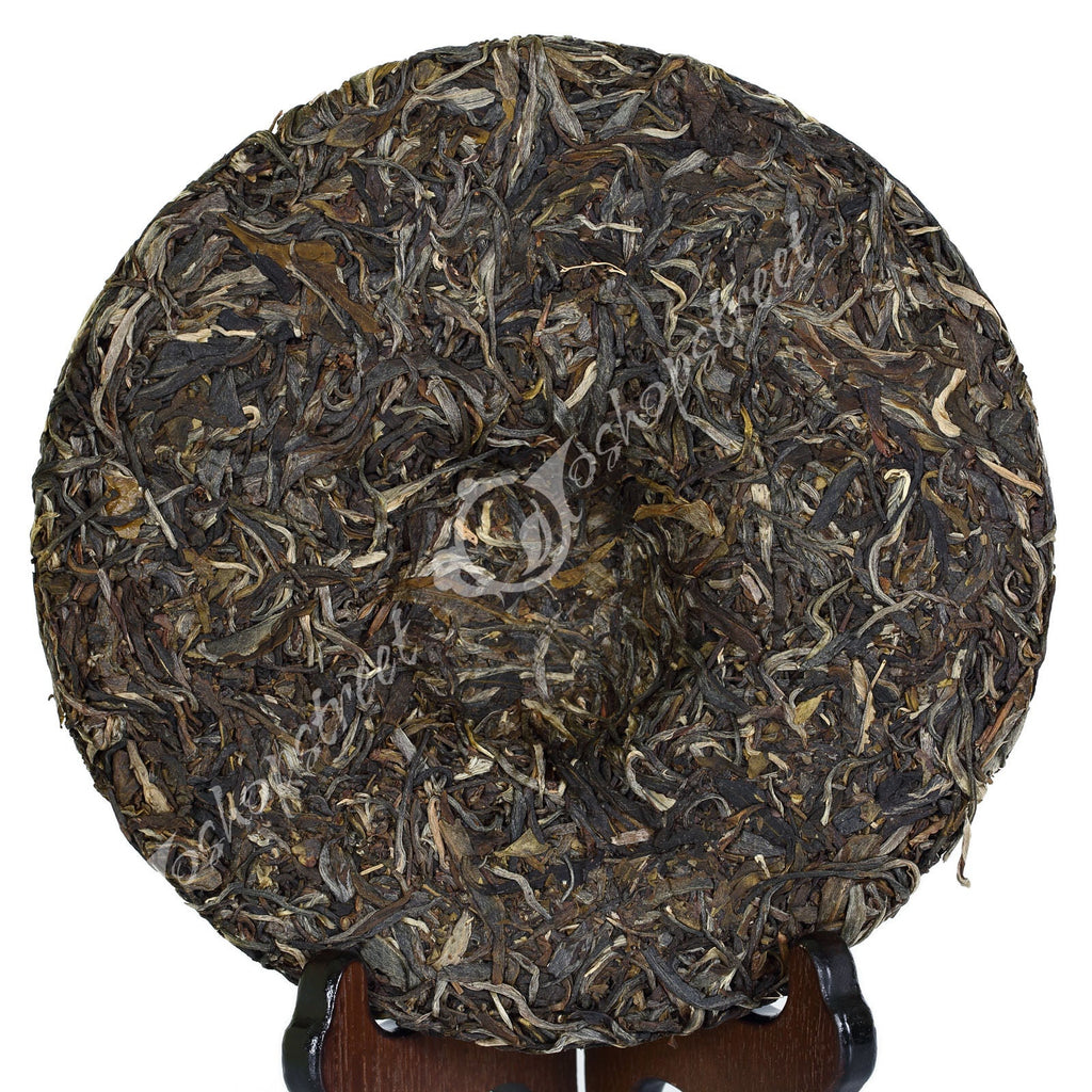 HelloYoung yr 357g Supreme BingDao Iceland Ancient Tree Spring Puer puerh Tea Raw Cake