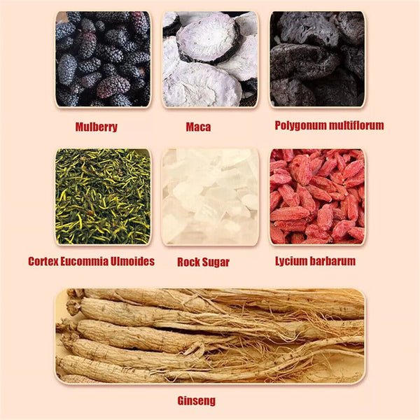 New! Kidney Tea Formula Ginseng Six Treasure Tea Chinese Herbal Tea