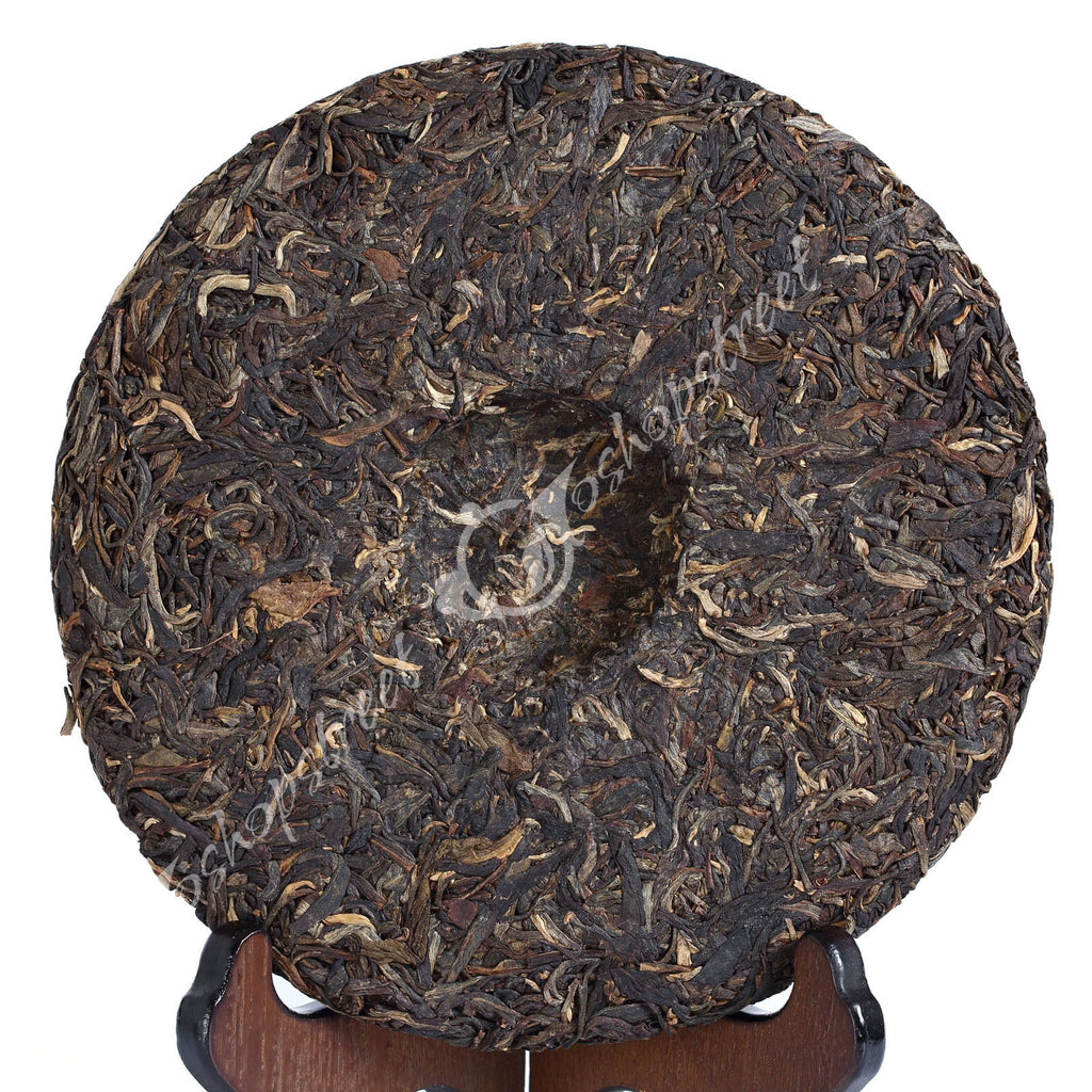 HelloYoung yr 357g Organic Laomane Banzhang Ancient Tree Puer Puerh Pu'er Tea Raw Cake