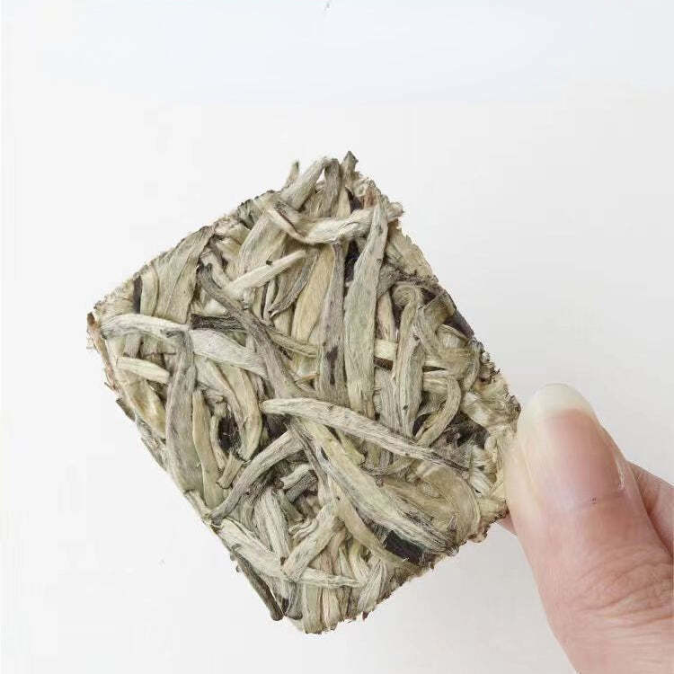 Pekoe Silver Needle White Tea Brick Organic Spring White Tea