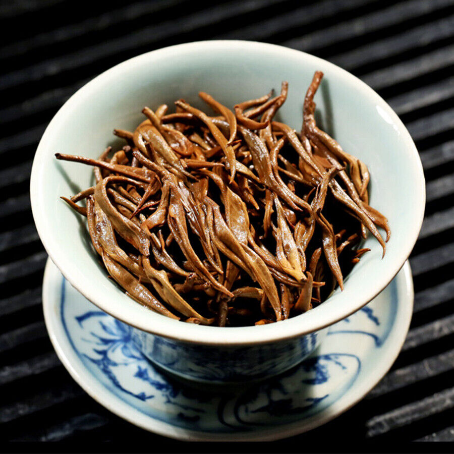 HelloYoung 250g/can Fengqing Dian Hong Huang Jin Luo Golden Dianhong Top Yunnan Black Tea