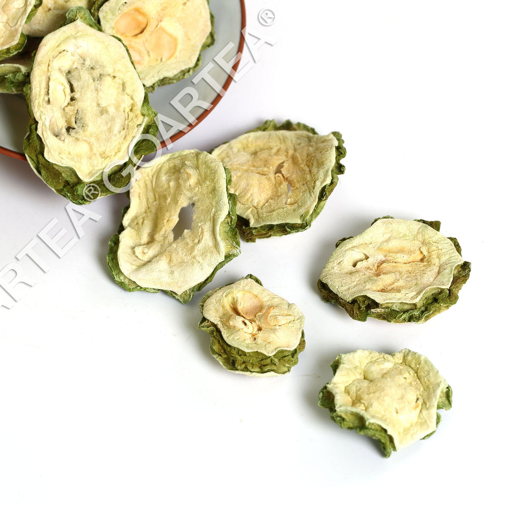 HelloYoung HELLOYOUNG Premium Bitter Gourd Tea Melon Dried Kugua Slices Gohyah Herbal Loose