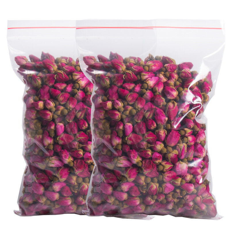 HelloYoung Red Rose Bud Tea Aroma Dry Flowers Ecology Herbal Blooming Tea China Flower Tea