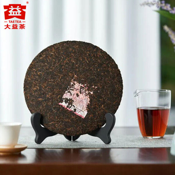 HelloYoung TAETEA 7572 Menghai Dayi Pu'er Tea Cake Pu-erh China Yunnan Puer 357g Ripe 2201