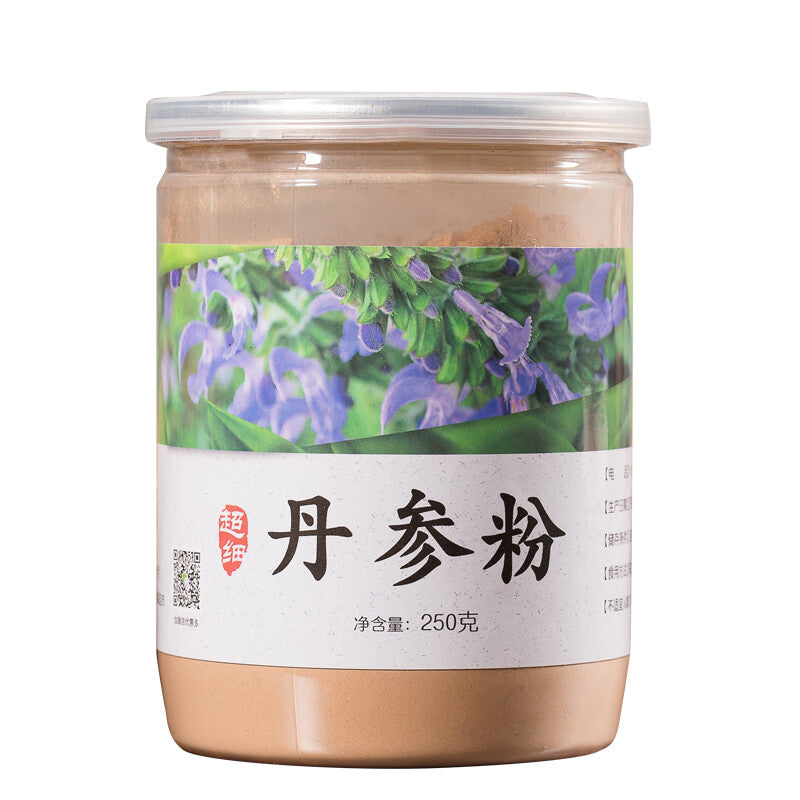250g Salvia Miltiorrhiza Red Sage Herb Organic Wild Danshen Dan Shen Root Powder Main image