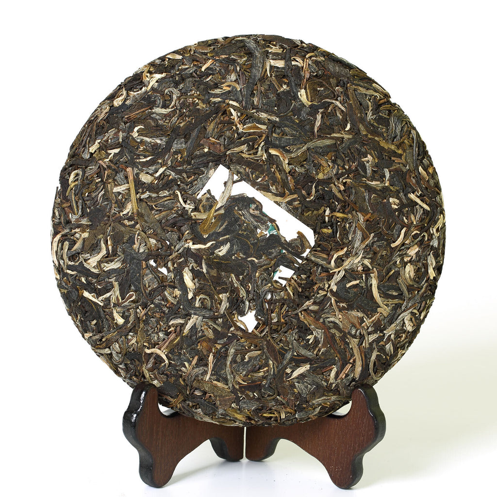 HelloYoung Puerh Tea 357g Year Banzhang Dabaicai Yunnan Puer Pu'er Pu-erh Tea Cake Raw