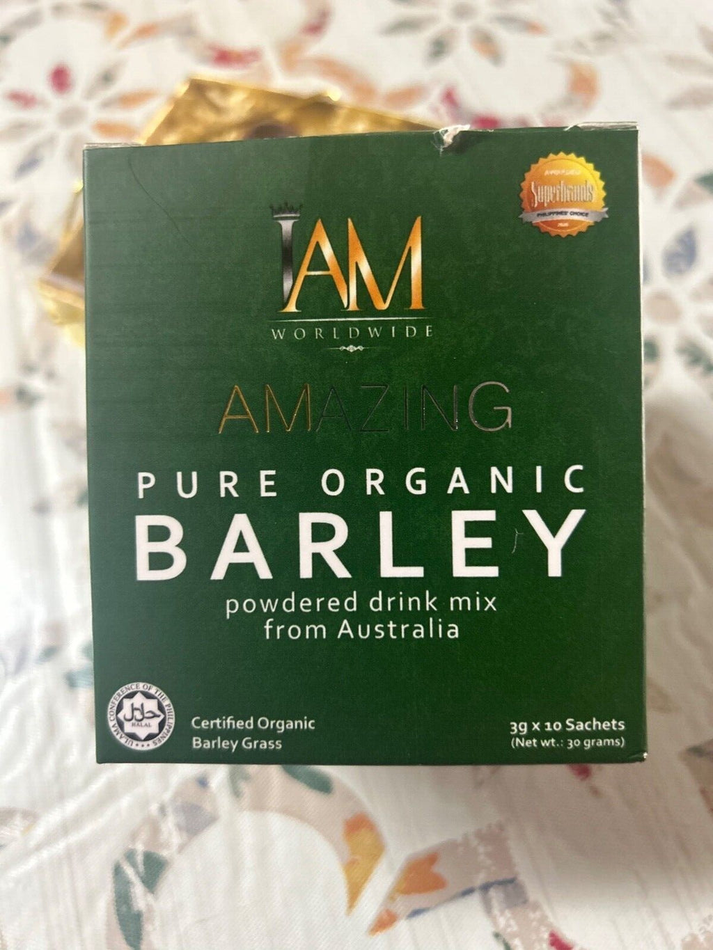 2 Boxes PURE ORGANIC BARLEY POWDERED DRINK MIX