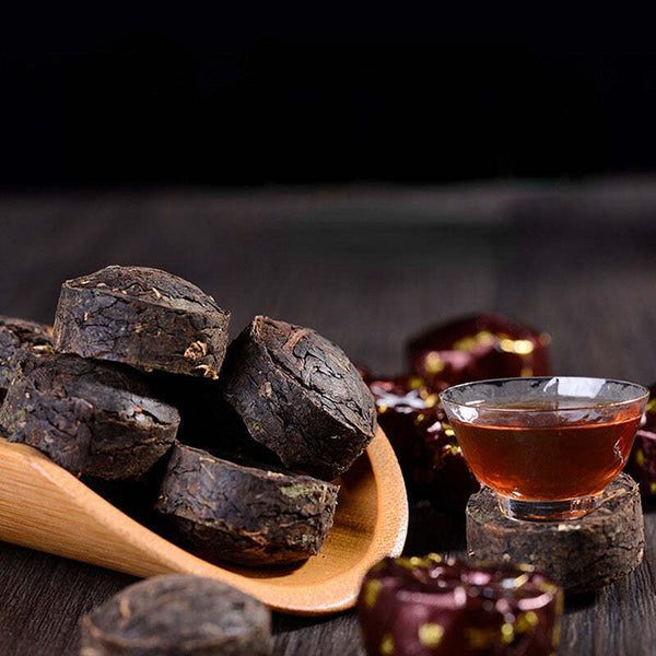 500g Yunnan Ripe Puerh Black Tea Glutinous Rice Fragrance Cooked Pu-erh Tuocha