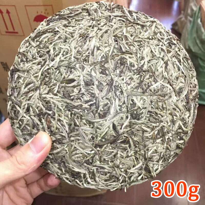 300g Chinese Organic Bai Hao Yin Zhen Tea Premium Silver Needle White Tea Cake Main image