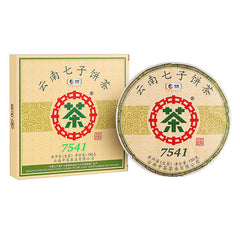 HelloYoung CHINA TEA 7541 Classic Puer Raw Puerh Tea 150g ZhongCha Liushan Tea Boxed