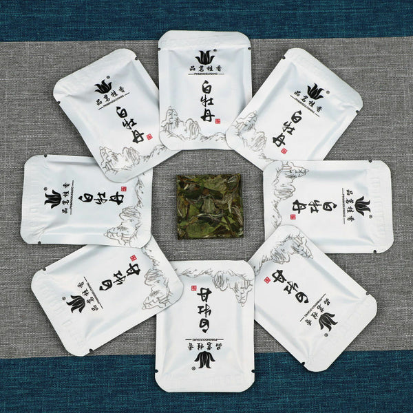100g Biscuit Small Square Brick  Chinese Fuding White Tea White Peony Bai Mu Dan