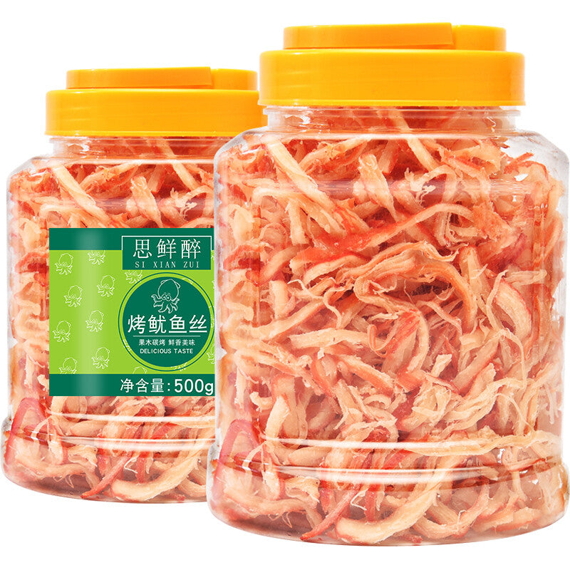 500g Dried Shredded Squid Snack Seafood