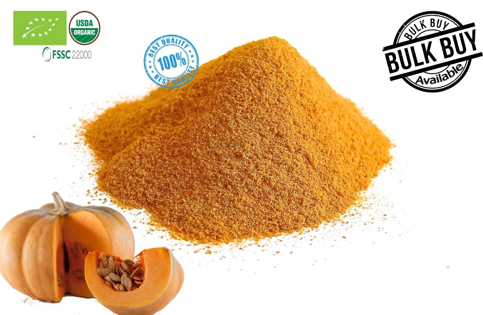 100% Organic Dried/dehydrated Pure Natural Pumpkin Powder Fruit & Vegeta Main image