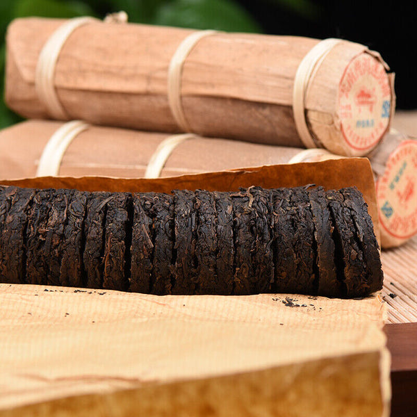 HelloYoung Wu Liang * Yunnan Puer Tea Mini Cake Ripe Pu Er 200g Health Care for Weight Loss