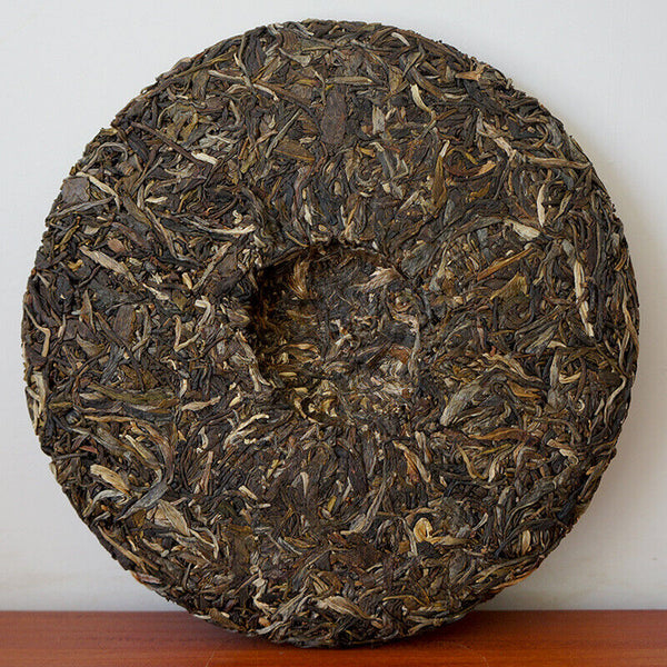 HelloYoung Haiwan Old Comrade The Goat Zodiac Memorial Big Lucky Puer Raw Tea 400g