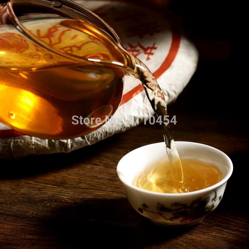HelloYoung Cha Tea Old Green Pu Er Tea Health Care Tea Puer Naturally Organic Pu-erh 357g