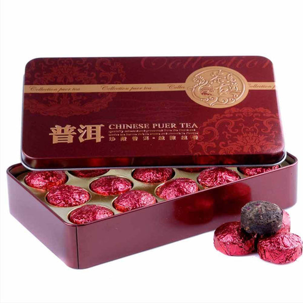 HelloYoung Pu Er Puerh Gift Packing Health Care 75g Rose Mini Ripe Puer Tuocha, Yunnan Shu