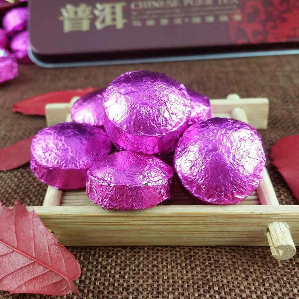 HelloYoung /Lotus Leaf Mini Ripe Puer Tuocha Yunnan Gift Pack Shu Puerh 75g Secondary image