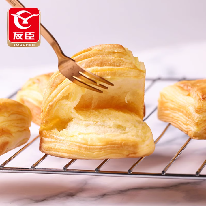 500g Youchen Cheese Breads Chinese Specialty Snack Food 友臣奶酪千层中国特产早餐点心食品面包 Secondary image