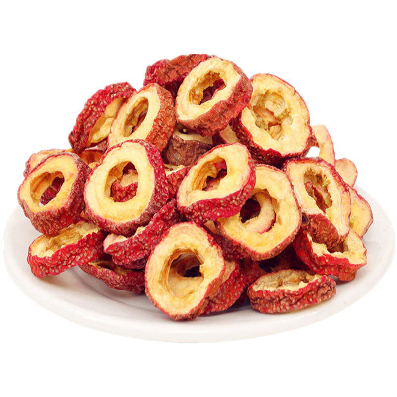 HelloYoung Chinese Hawthorn Slices Seedless Hawthorn Hollow Circle Dried Hawthorn 500g