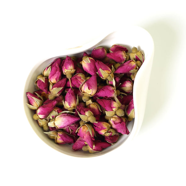HelloYoung HELLOYOUNG 65g Natural Red RoseBud Dried Edible Petal Flower Herbal Tea Bottled