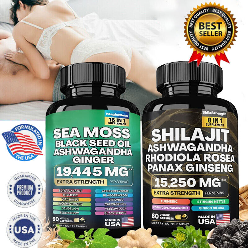 Dynamic Vitality Bundle Sea Moss Multivitamin & Shilajit Power Combo