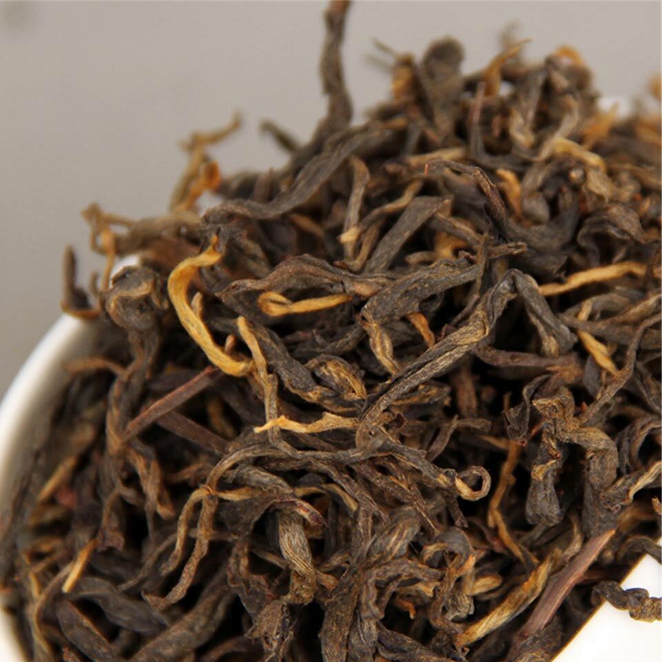 HelloYoung TeaChinese Yunnan Dianhong Tea Beauty Slimming Green Food Black Tea 250g