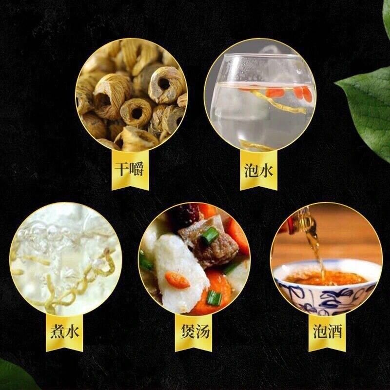 HelloYoung Natural Tie Pi Shi Hu Top Ecology Chinese Tea Dried Dendrobii Dendrobium Herb