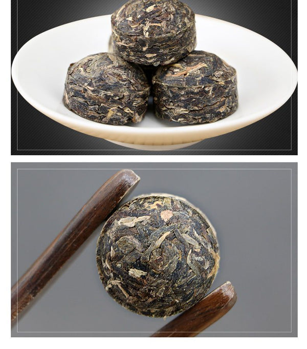 HelloYoung HAIWAN Old Comrade Qiao Mu Tuo Pu-erh Tea Tuo Raw Puer Mini Lao Tong Zhi