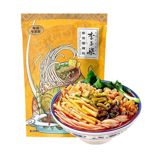 335g*3Bags Liziqi Liuzhou Luosifen Spicy and Sour Instant Noodles 李子柒柳州螺蛳粉