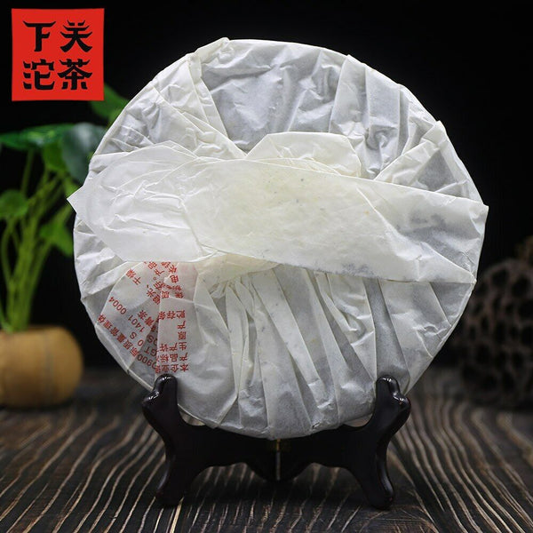 HelloYoung Xiaguan Puh Er Pine Crane Qizi Shen Puer Chinese Tea Cake 357g