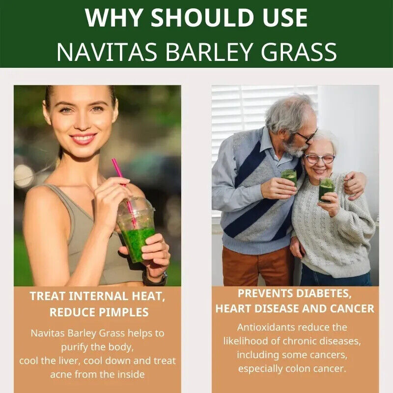 HELLOYOUNG Barley Grass Powder 100%-Pure & Organic,  Pure Organic-Barley new