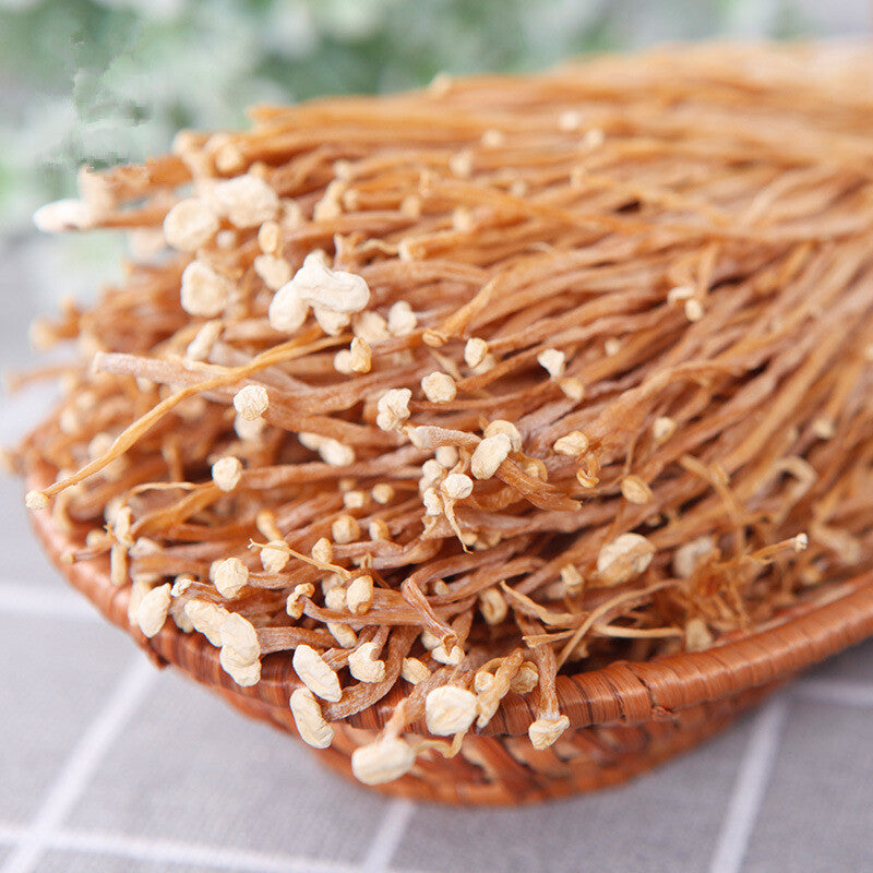 Dried Enoki Mushroom 50g-500g Flammulina Velutipes Premium Jin Zhen Gu Main image