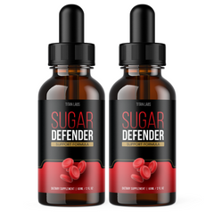 (2 Pack) Sugar Defender, Sugar Defender Blood Sugar Support Supplement (4oz)