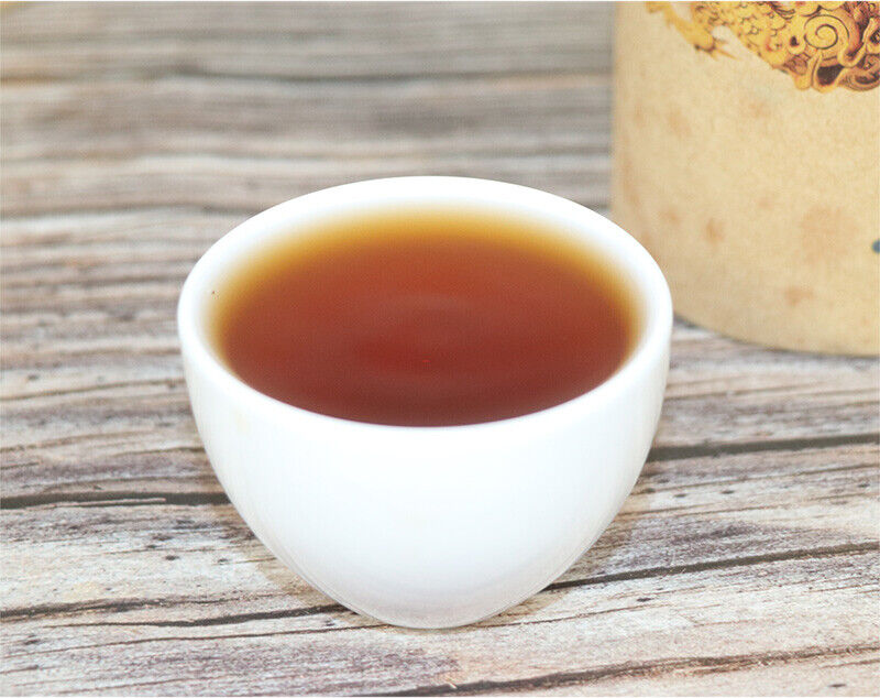 HelloYoung China Tea Ripe Puer Gongting Palace Pu'er Cooked Tea Loose Tea 150g Tin